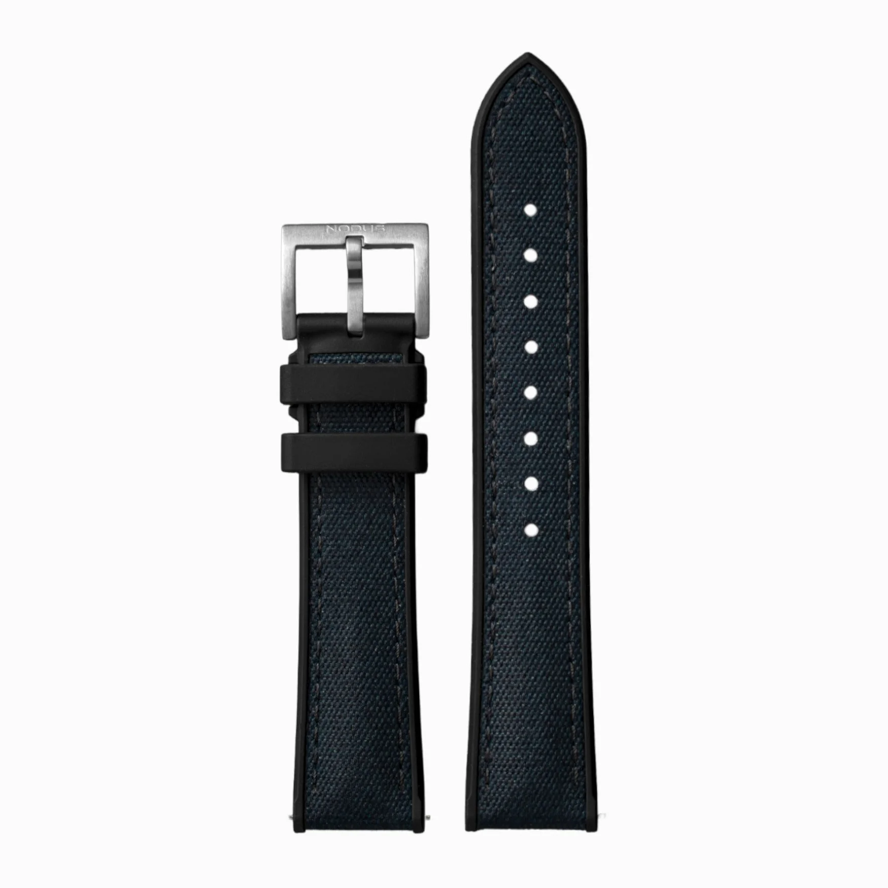 ヌプシ Navy Hybrid TecTuff® Rubber Strap - 20mm — Nodus Watches